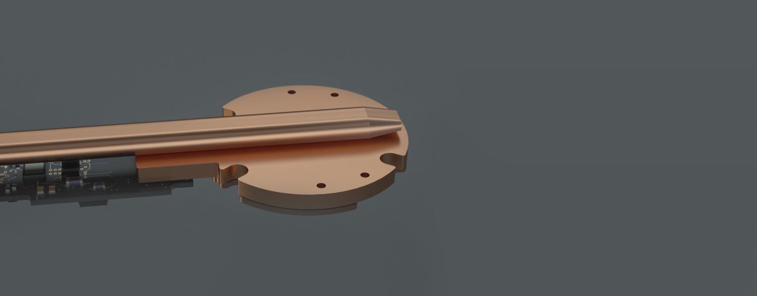 LED task light using heat pipe technology